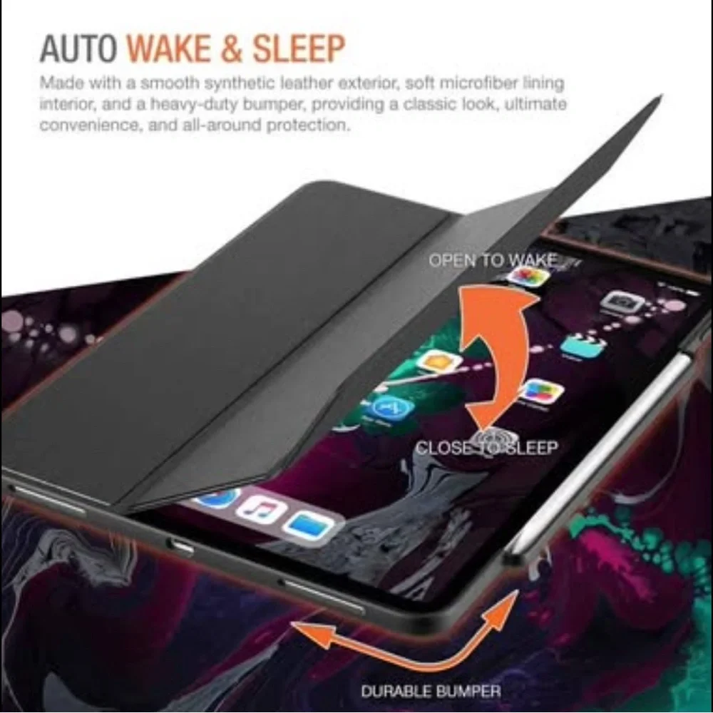 Trianium iPad Pro 12.9 Inch Case, Compatible iPad 12.9 2018
